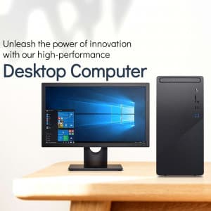 Desktop Computers business flyer