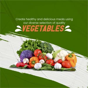 Vegetables promotional images