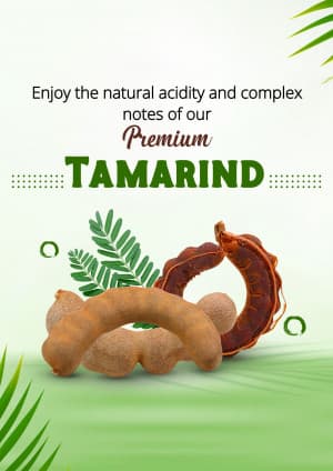 Tamarind marketing poster