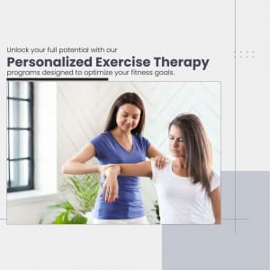 Exercise Therapy business flyer