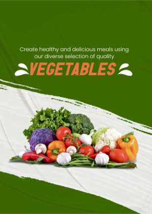 Vegetables facebook ad