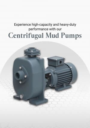 Centrifugal Mud Pump marketing poster