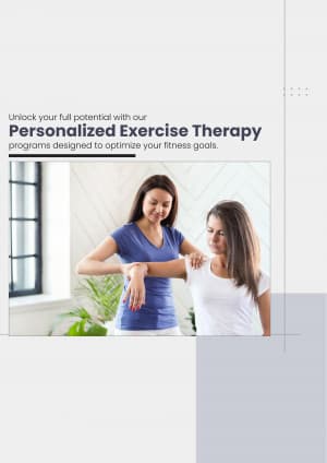 Exercise Therapy business template