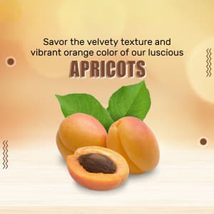 Apricot promotional post