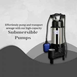 Submersible Sewage Pumps business flyer