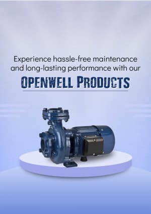 Openwell marketing poster