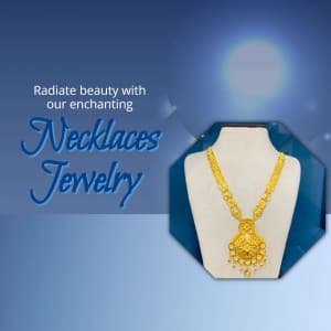 Necklace promotional template