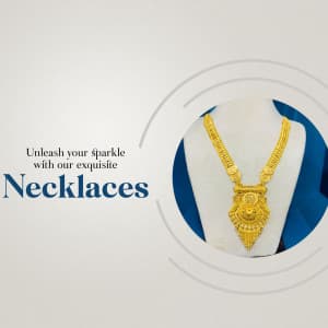 Necklace promotional template