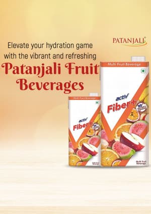 Fruit Beverages business banner