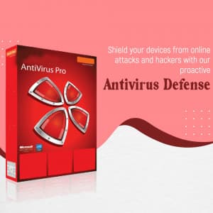 Antivirus business flyer