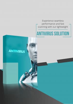Antivirus marketing poster