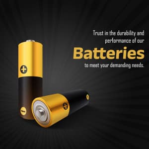 Battery business banner