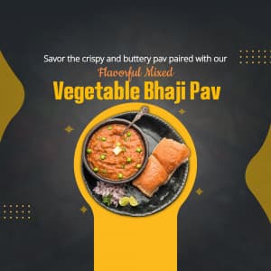 Bhaji Pav marketing poster