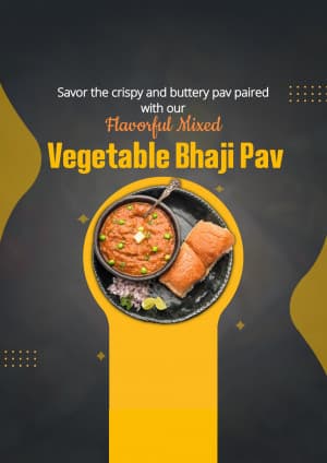 Bhaji Pav marketing post