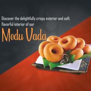 Medu Vada & Uttapam marketing post