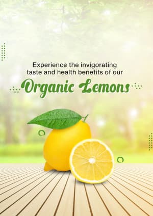 Lemon business banner