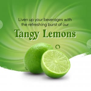 Lemon business flyer