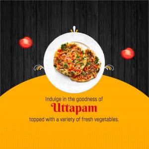 Medu Vada & Uttapam flyer