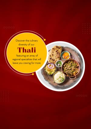 Thali business banner