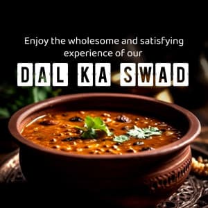 Dal Ka Swad business flyer