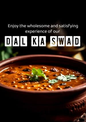 Dal Ka Swad business template