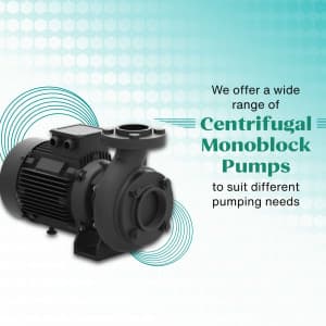 Centrifugal Monoblock pump business image
