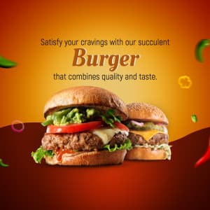 Burger promotional images