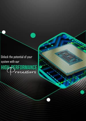 Processor marketing poster