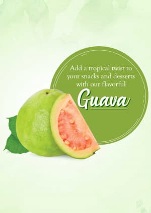 Guava marketing poster