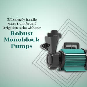 Centrifugal Monoblock pump business post