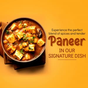 Paneer Special template