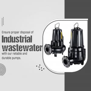 Industrial Waste Water Pump business post