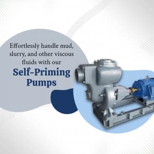 Self priming Mud Pumps business flyer