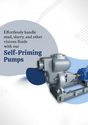 Self priming Mud Pumps business template