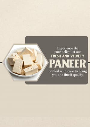 Paneer business image