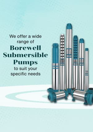 Borewell Submersible Pump facebook banner