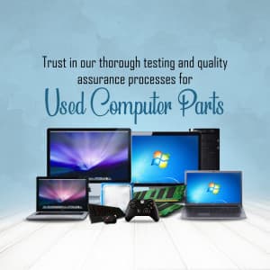 Used Computer Pats promotional poster
