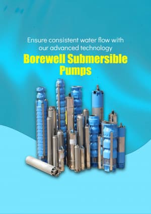 Borewell Submersible Pump instagram post