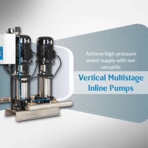 Vertical Multistage Inline Pumps promotional poster