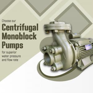 Centrifugal Monoblock pump promotional post