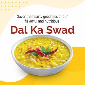 Dal Ka Swad promotional template