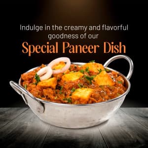 Paneer Special promotional post