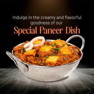 Paneer Special promotional poster