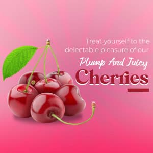 Cherries business flyer