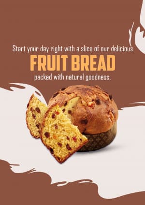 Fruit bread marketing post