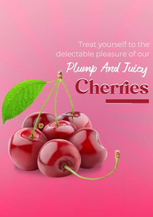 Cherries business template