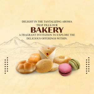 Bakery marketing poster
