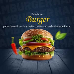 Burger facebook ad