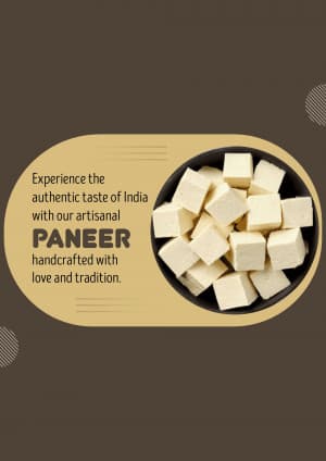 Paneer marketing post