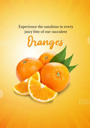 Orange business template